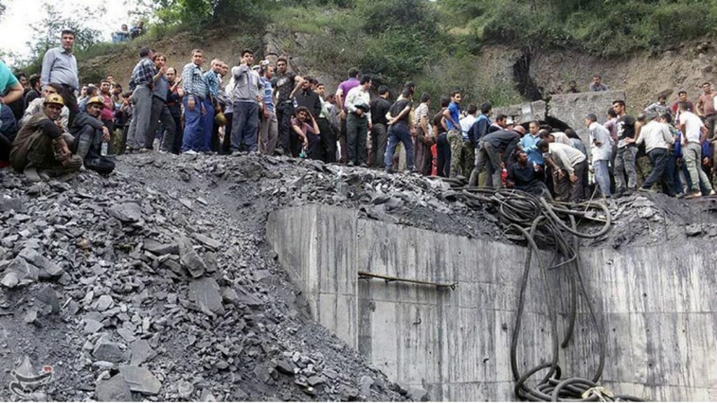 Acidente em mina no Irão