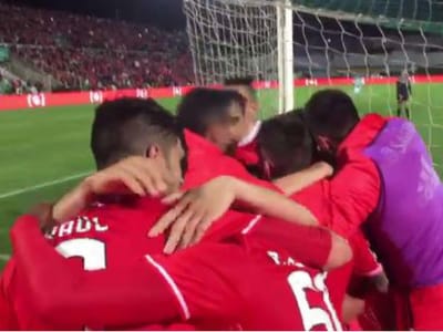 VÍDEO: a emoção dos jogadores do Benfica atrás da baliza do golo - TVI
