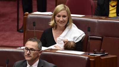 Senadora australiana amamenta filha no parlamento e faz história - TVI