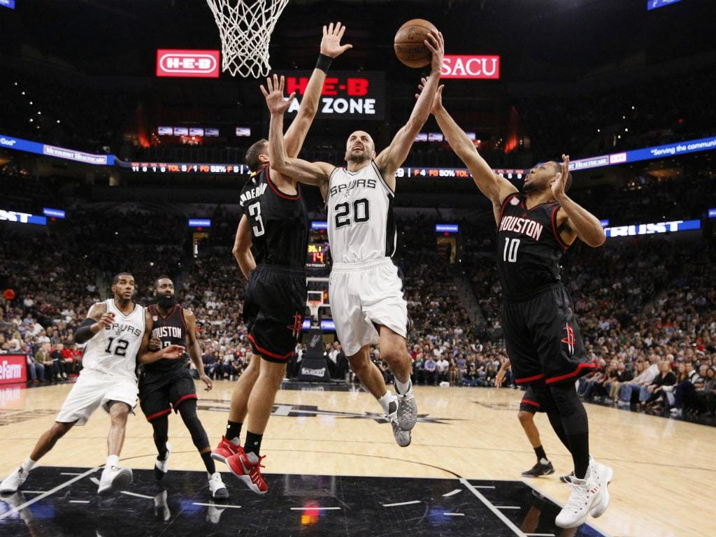 San Antonio Spurs-Houston Rockets (Reuters)