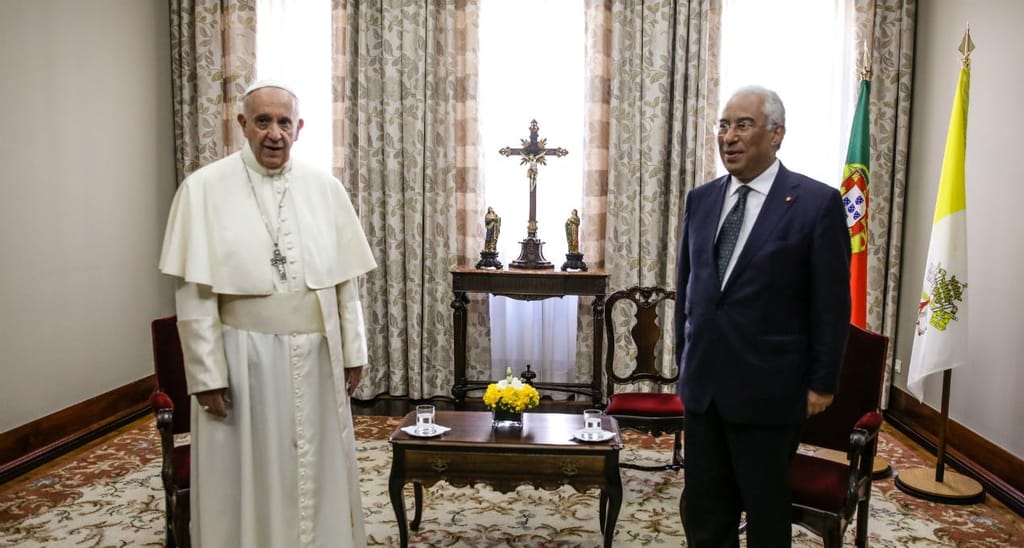 Papa Francisco encontra-se com António Costa