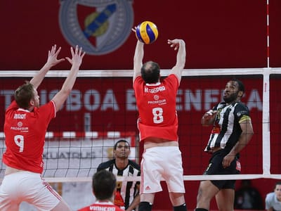 Voleibol: Benfica bate ACS Zalau e avança na Taça Challenge - TVI