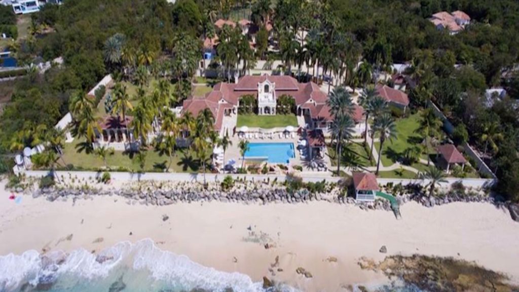 Mansão de Trump situa-se numa ilha das Caraíbas