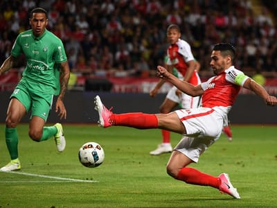 França: Mónaco goleou em Saint-Étienne com Rony e Moutinho (4-0) - TVI