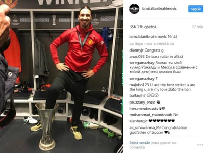 Ibrahimovic sendo Ibrahimovic: veja como ele festejou - TVI