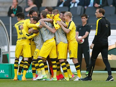 VÍDEO: «panenka» de Aubameyang dá Taça da Alemanha ao Dortmund - TVI