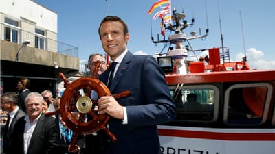 Macron segura o leme da oposição planetária a Trump - TVI