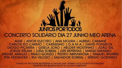 Veja aqui o concerto "Juntos Por Todos" - TVI
