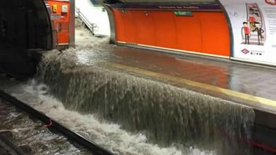 Mau tempo provoca inundações no metro e em hospitais de Madrid - TVI
