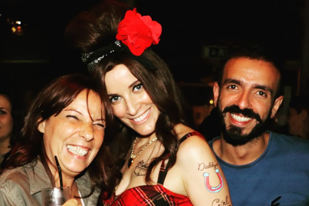 Maria João Bastos vestida de Amy Winehouse