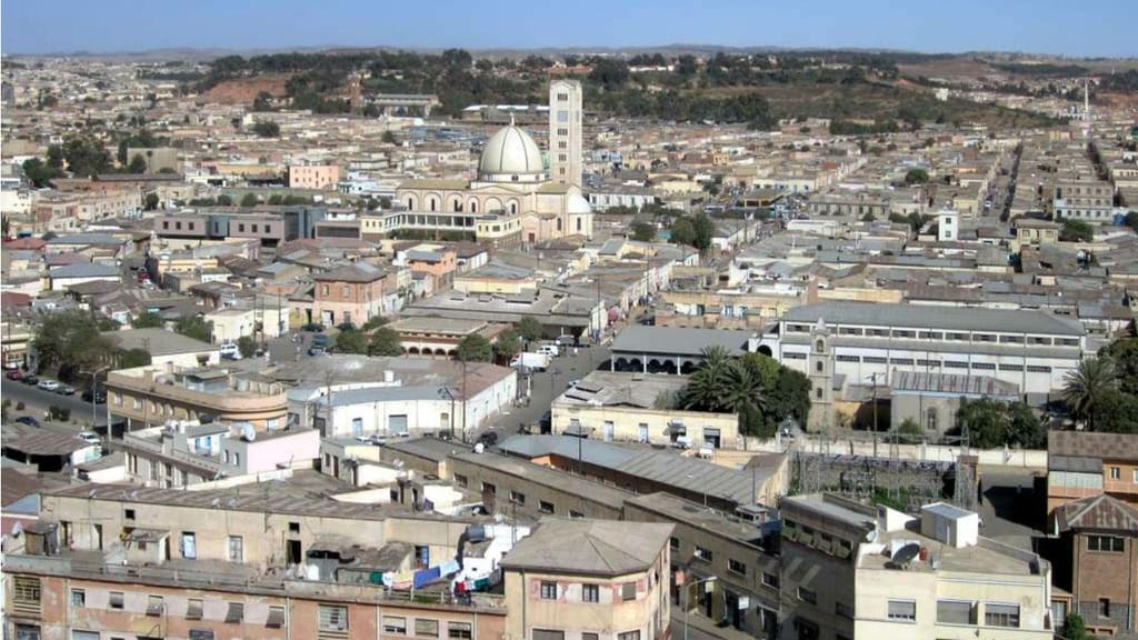Cidade de Asmara, Eritreia