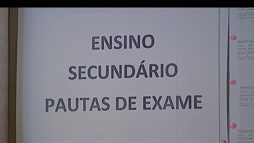 Chumbos diminuem nos exames nacionais do secundário