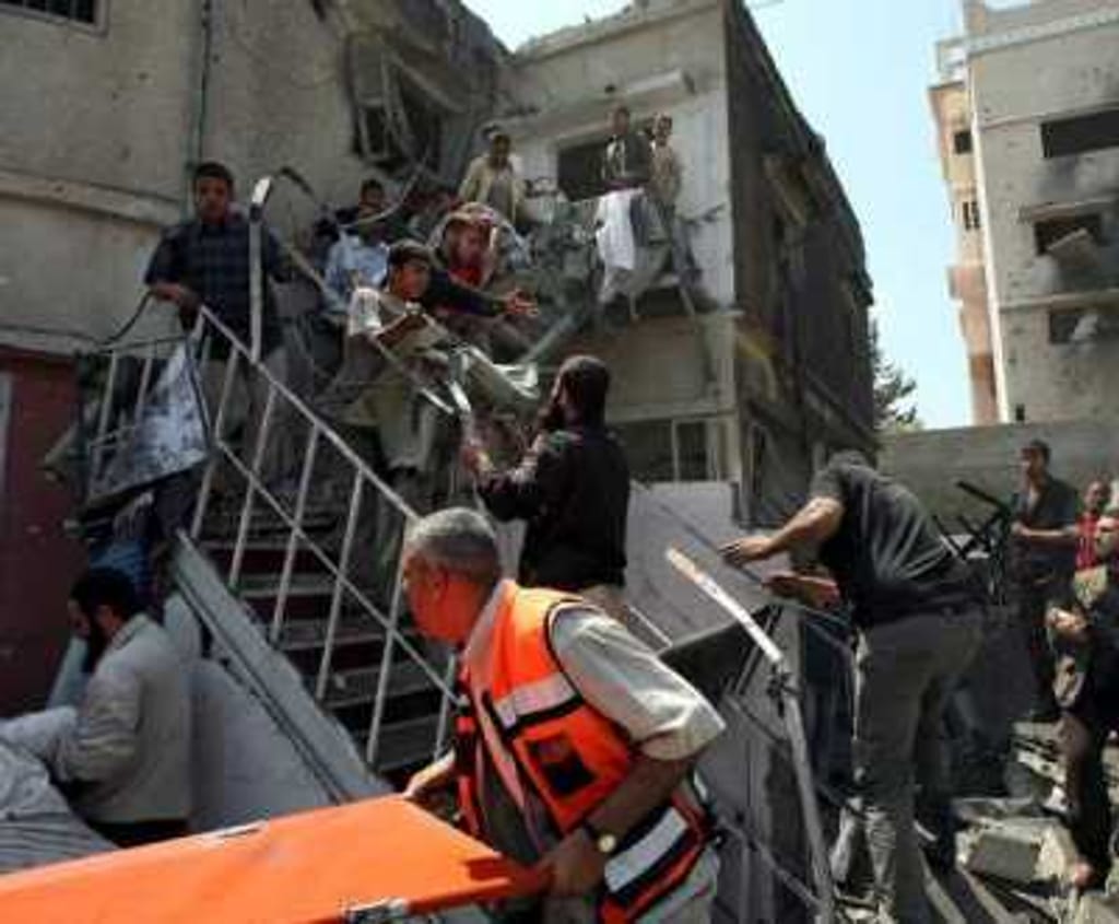Ataques aéreos visaram militantes do Hamas (Mohammed Saber/EPA)