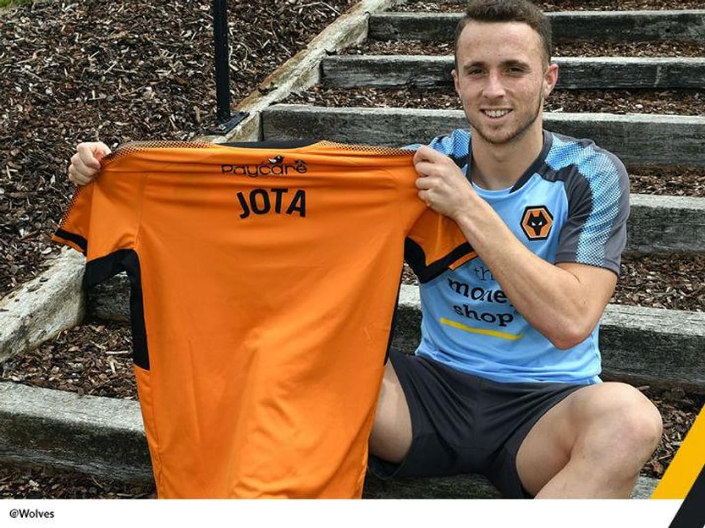 Diogo Jota no Wolves (Foto Twitter Wolves)
