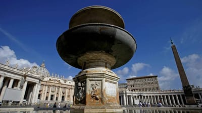 Papa Francisco desliga fontes do Vaticano devido à seca - TVI