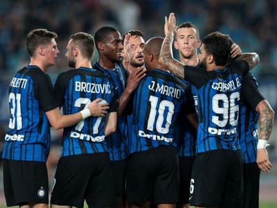 João Mário marca na vitória do Inter sobre o PSG - TVI