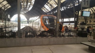 Acidente ferroviário faz mais de 50 feridos em Barcelona - TVI