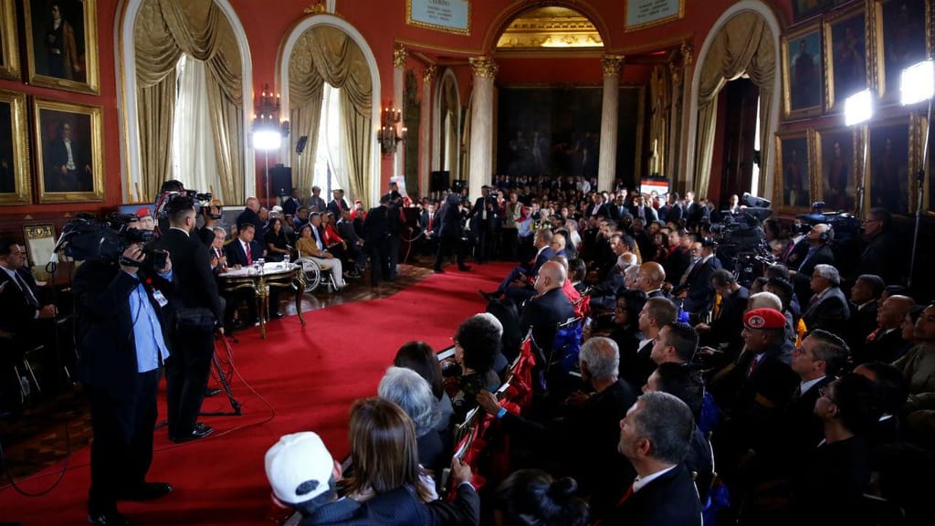 Primeira sessão da Assembleia Constituinte na Venezuela