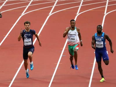 Mundiais Atletismo: David Lima em 13.º nas meias-finais dos 200m - TVI