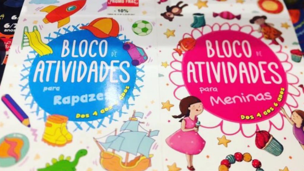 Polémica sobre livros de exercícios da Porto Editora diferentes para meninos e meninas