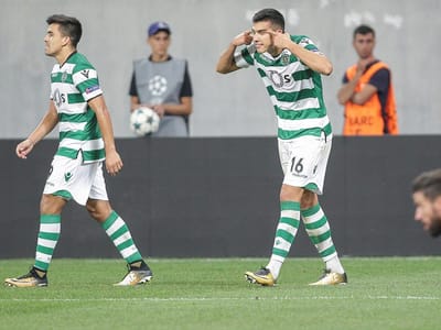 VÍDEO: o golo de Battaglia que deu a vantagem ao Sporting em Paços - TVI