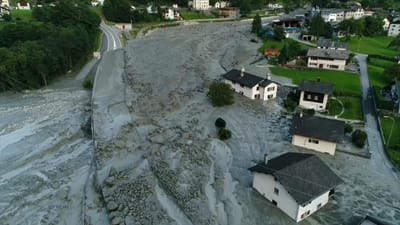 Oito desaparecidos após deslizamento de terras na Suíça - TVI