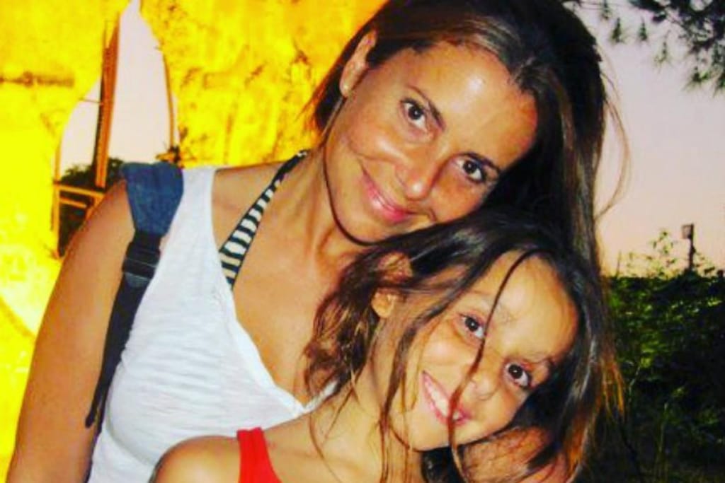 Sofia Grillo e a filha