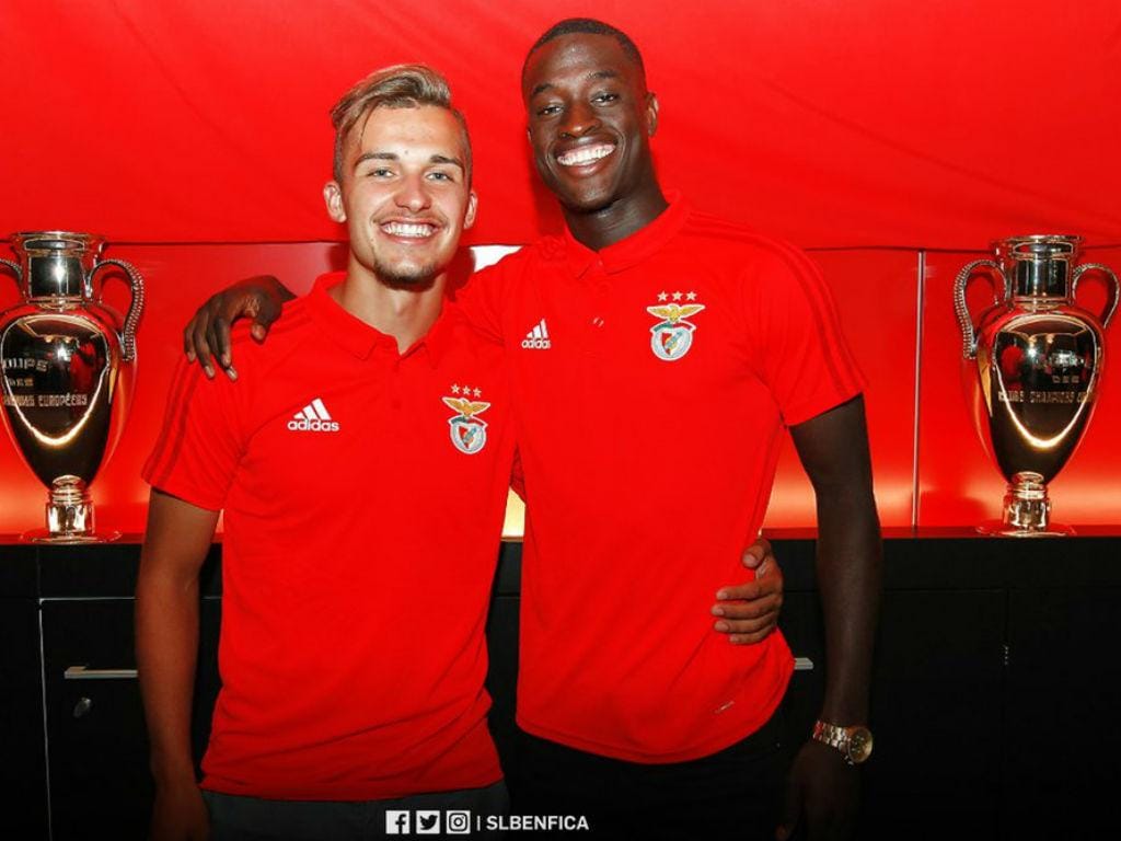 Diogo Pinto e Mesaque Dju (foto: SL Benfica)