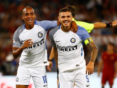 Itália: Inter, com João Mário e Cancelo, vence a Roma com reviravolta - TVI