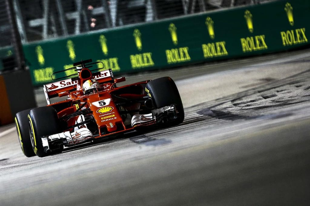 Sebastian Vettel - Ferrari- Singapura
