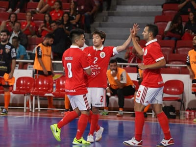 Futsal: Benfica vence Módicus, Sporting cilindra Azeméis - TVI