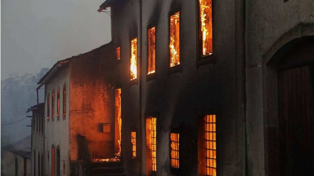 Incêndio em Vila Nova de Poiares