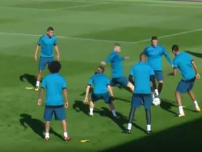 VÍDEO: Benzema entrou com tudo e Ronaldo reagiu assim - TVI