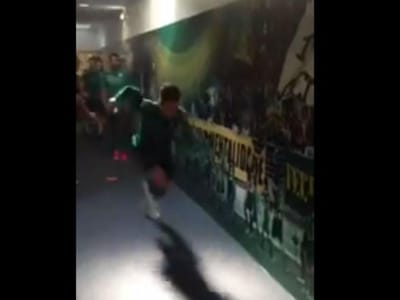 VÍDEO: com ar irrespirável, Tondela treina nos corredores do estádio - TVI