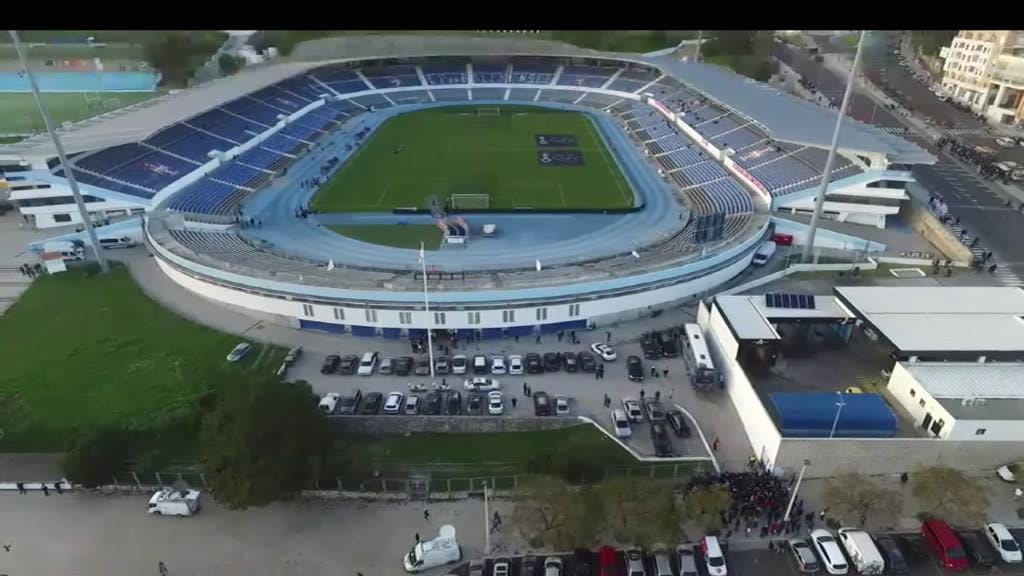 Vista aérea do Estádio do Restelo