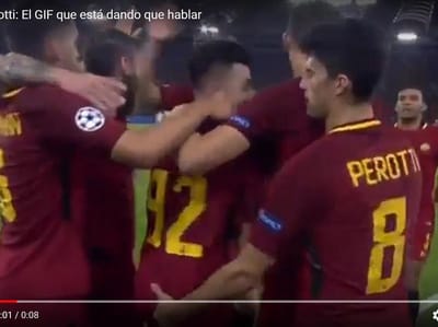VÍDEO: o carinho muito suspeito de Perotti a El Shaarawy - TVI