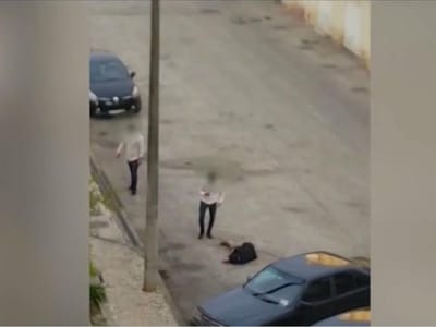 Video mostra agressão violenta a homem na rua em Coimbra - TVI
