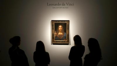 Quadro de Leonardo da Vinci vendido por recorde em leilão - TVI