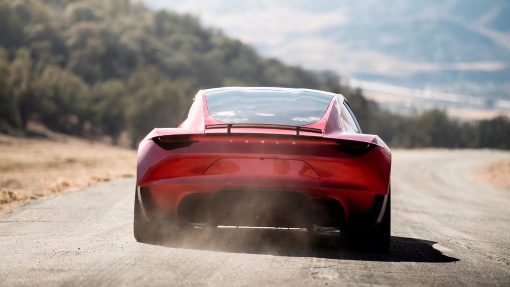 Tesla Roadster (via Reuters)