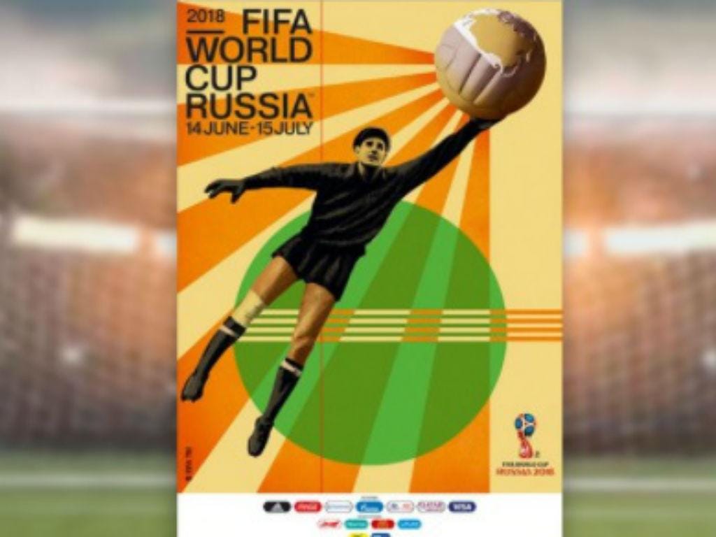 Poster oficial do Mundial 2018