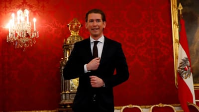 Áustria: chanceler conservador leva para o governo a extrema-direita - TVI