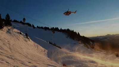 Cerca de 150 esquiadores presos em teleférico nos Alpes - TVI
