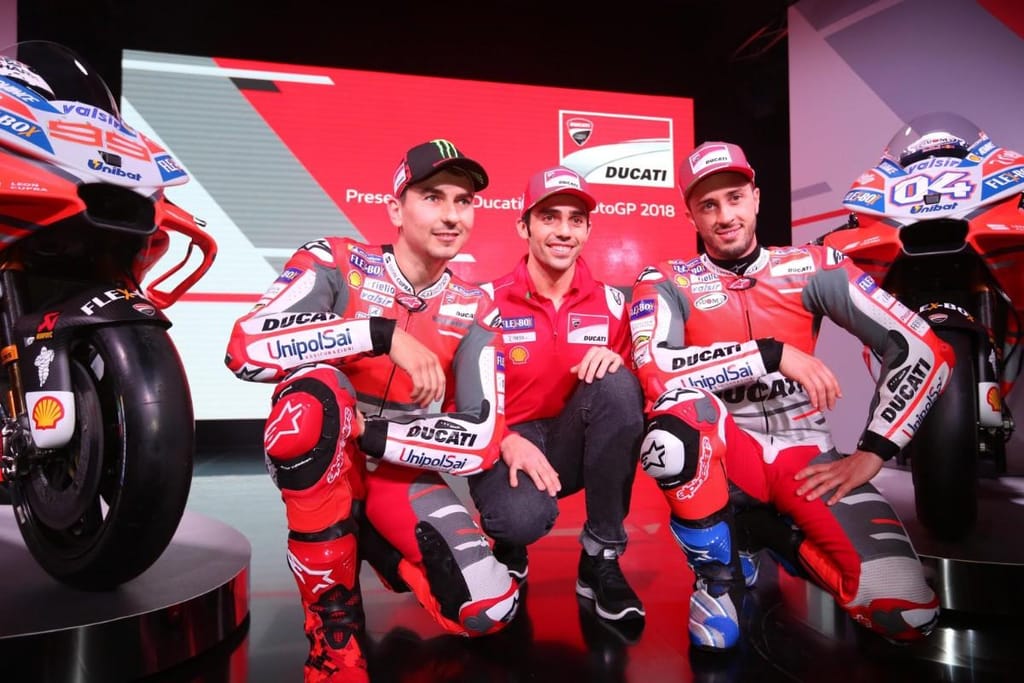 Ducati apresenta a Desmosedici GP 2018 (Lusa)
