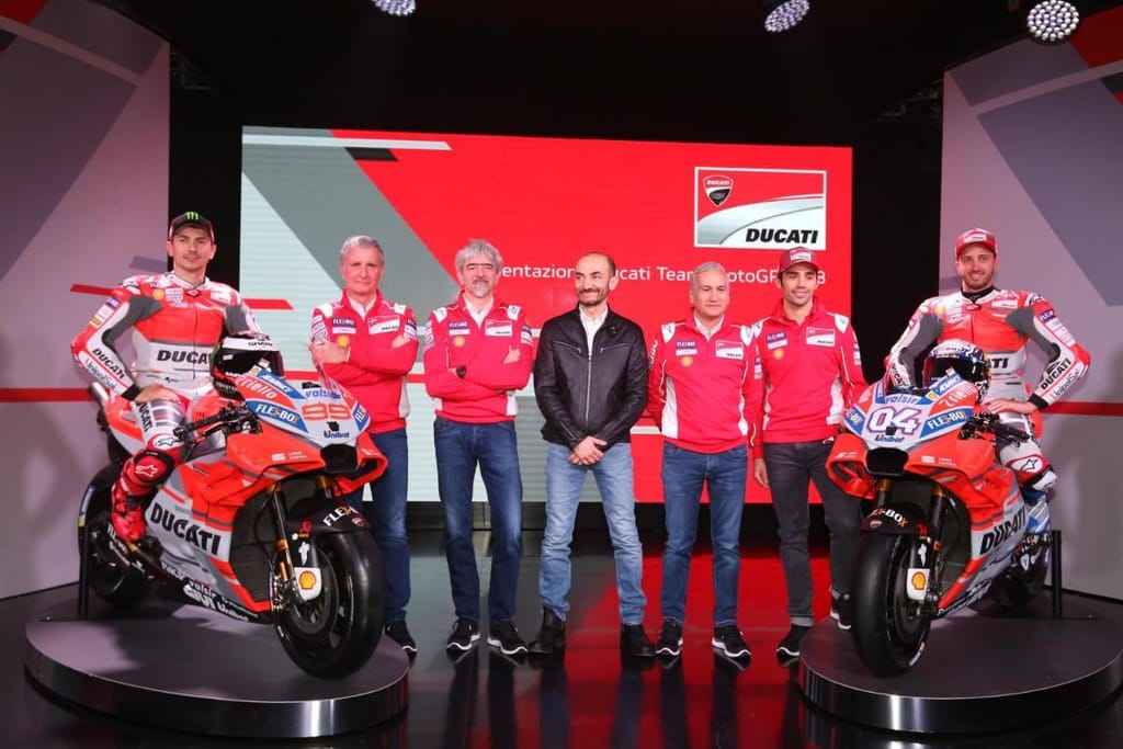 Ducati apresenta a Desmosedici GP 2018 (Lusa)