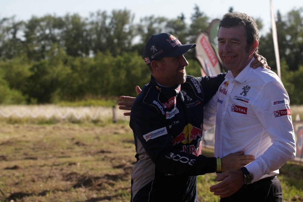 Stéphane Peterhansel e Bruno Famin - Dakar 2017 (Reuters)