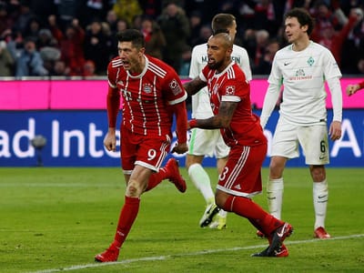 Alemanha: Bayern vence Werder Bremen com reviravolta - TVI