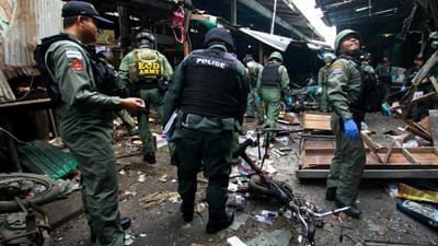 Três mortos em explosão de bomba em mercado no sul da Tailândia - TVI