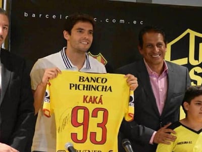 Kaká vai jogar no Barcelona do Equador, mas não é para ficar - TVI
