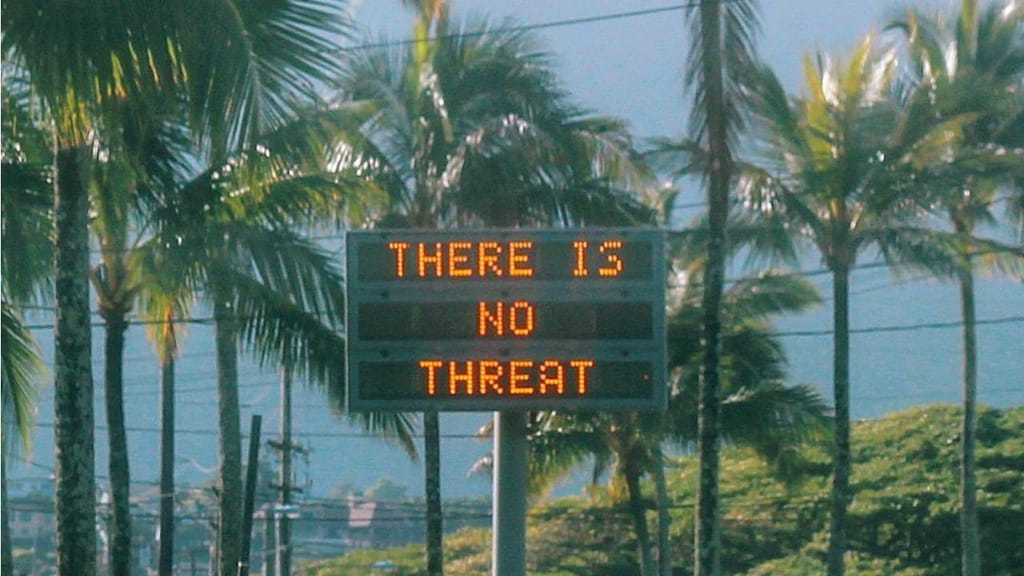 Falso alarme de míssil no Havai