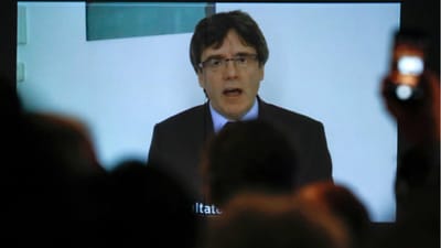 Puigdemont assume-se com único candidato a presidente da Catalunha - TVI